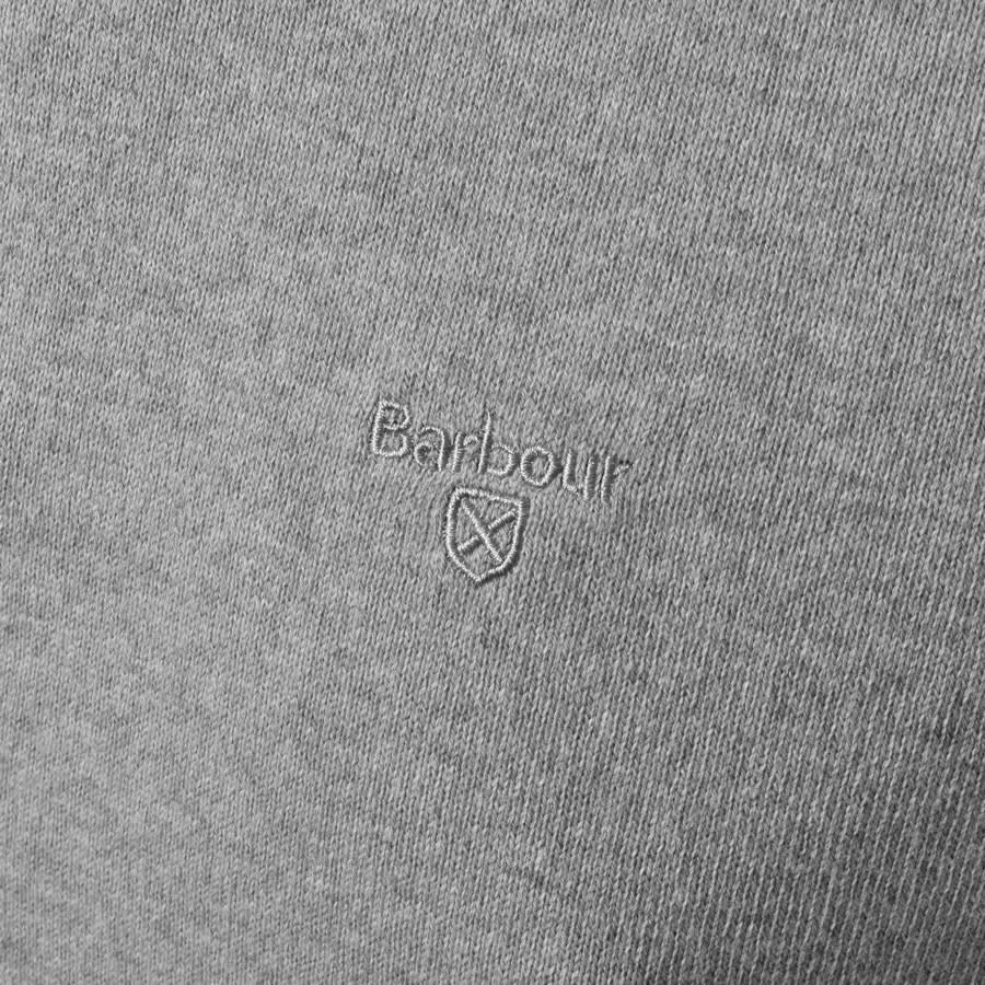 Alternative Image for ProductBarbour Half Zip Knit Jumper Grey3